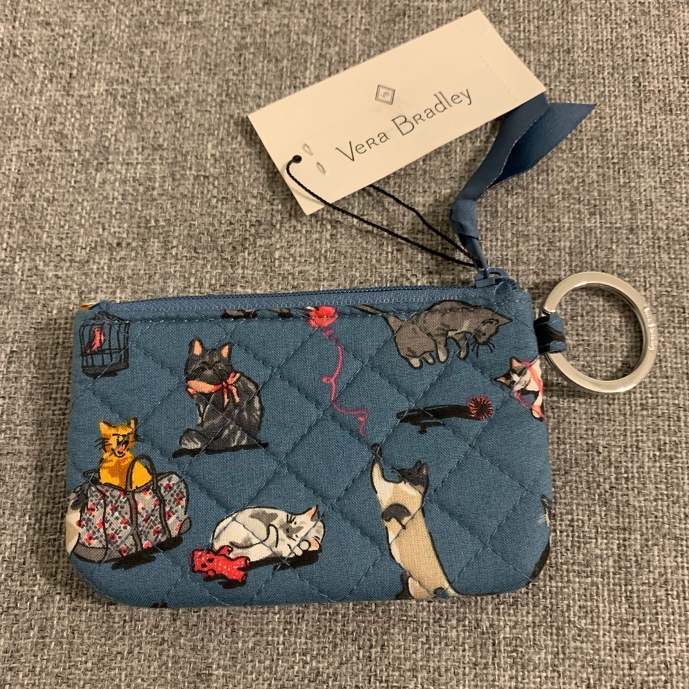 Vera Bradley cats meow cardholder limited edition
